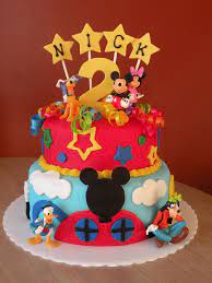 This free cake, decorated with icing, a border, and an inscription, is the baby's own cake to enjoy. Mickey Mouse Birthday Cake Children S Birthday Cakes Mickey Mouse Clubhouse Birthday Cake Mickey Mouse Birthday Cake Mickey Mouse Clubhouse Cake