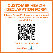 Ayala Malls Effective August 19 Shoppers Are Now Required To Fill Out The Mall S Contact Tracing Form Via The Below Link Or Via Qr Code Link Bit Ly 323yytg Thank You And Stay Safe