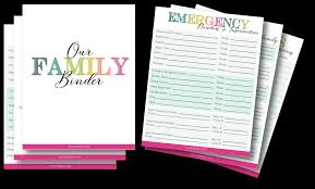Medical binder organization tips pinterest binder emergency. Family Emergency Binder Free Printables To Create Your Own Rock It Mama