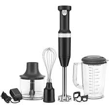 Explore every taste and texture with the kitchenaid® high performance series blender. Kitchenaid Cordless Hand Blender W Chopper Whisk Black Matte 20088838 Hsn