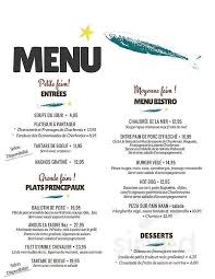 Auberge La Fascine Menu In Saint Bernard Sur Mer Quebec