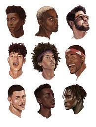 Khaos Illustratedkate Black Boys Are So Handsome Drawings Character Design Art Reference
