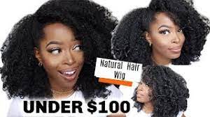 But keep in mind that these take more time to care for and maintenance, as human hair wigs are more fragile overall. Finally A Natural Hair Wig Under 100 Youtube