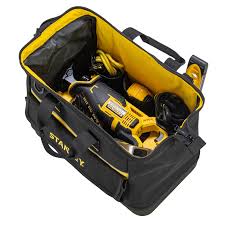 Pliers, wrenches, sockets, screwdrivers, level, hammer and tape measure are sure to come in handy when you need to make quick fixes, assemble furniture or. Stanley 16 Open Mouth Tool Bag