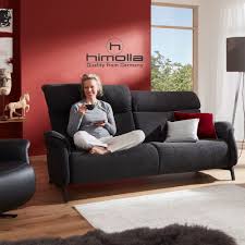 Erleben sie individuelles wohnbehagen ein ganzes möbelleben lang. Canape 3 Places Fixes 204 Cm Relaxhimo Confort 4718 En Tissu De La Marque Himolla Meubles Thiry