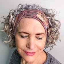 Bandeau torsadé floral