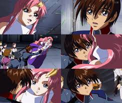Kira Yamato X Lacus Clyne First Meeting Gundam Seed Remastered Gundam Seed Gundam Wallpapers Gundam Art