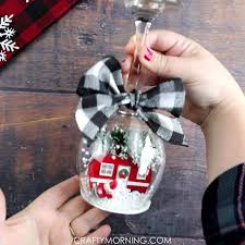 A variety of decorative wine glasses that can be made for any occasion or event. Crafty Morning Wine Glass Snow Globe Candle Holders Facebook
