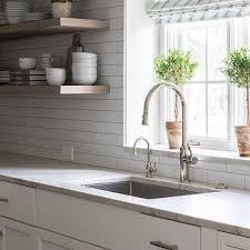 Showing results for kitchen window shelf. Floating Shelf Beside Kitchen Window Design Ideas