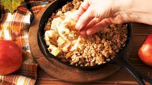 Apple Crisp Baked Brie Is The Perfect Autumnal Appetizer Recipe Apple Crisp Finger Food Appetizers Yummy Appetizers