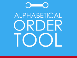 Create dynamic drop down list in alphabetical order. Put Any Text In Alphabetical Order With This Free Tool