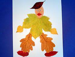 Listy Kolaz Basteln Herbst Basteln Und Blumen Kunst