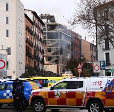Spanish emergency services say rescue teams, firefighters and police are working in a central area of madrid after an explosion. Zcq5kv4sewg5im