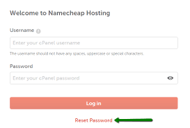 How Can I Reset My Cpanel Password Hosting Namecheap Com