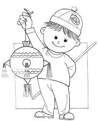 Find high quality pinata coloring page, all coloring page images can be downloaded for free for personal use only. A Boy Holding Pinata And Wooden Stick Coloring Page Kids Play Color Coloring Pages Coloring Pictures Pinata