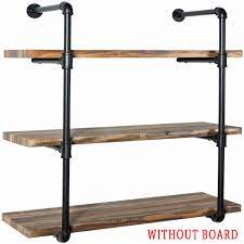 These bookshelves really are the focal point of our whole house, so we were very intentional about how they look. 8 12 Deep 2 4 Tier Industrial Iron Pipe Shelf Wall Ceiling Mount Shelves Shelving Bracket Vintage Retro Black Diy Open Bookshelf Storage Metal Floating Shelves Room Shelves Shelf Not Included Walmart Com Walmart Com