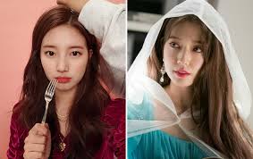 You may think they are the same girl, yet the first one is suzy . Suzy Banjir Pujian Usai Unggah Foto Seperti Cat Woman Netter Sebut Mirip Park Shin Hye