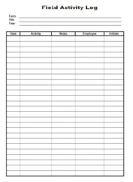 The binder includes the following free printable sheets: Daily Log Templates 15 Free Printable Word Excel Pdf Formats Samples Examples Forms