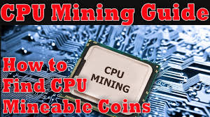 However, it's still possible to find a niche coin where you can make a decent profit without suffering from the competition. How To Find Cpu Mineable Crypto Coins Cpu Mining Guide Youtube