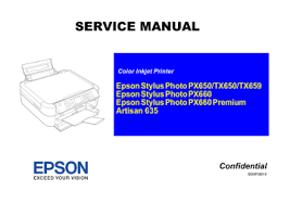 The port name is illegal or couldn't be connected to the device. Epson Stylus Photo Px660 Service Manual Manualzz