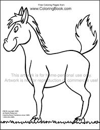 A pinto horse standing with one front leg up. Coloring Pages Free Online Coloring Pages Horse