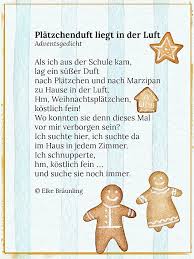 Platzchenduft Liegt In Der Luft Elkes Kindergeschichten Gedicht Weihnachten Weihnachtsgedichte Gedichte Zum Advent