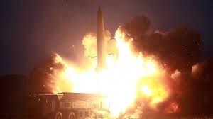 North Korea Tests Short Range Ballistic Missiles Bbc News
