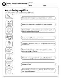 Vocabulario Geografico Ciencias Sociales Ensenanza De La Geografia Socialismo