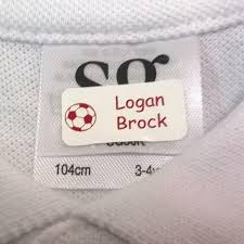 Check out our custom clothing labels selection for the very best in unique or custom, handmade pieces from our labels shops. 30 Just Stick Clothing Name Tags Labels No Sew Or Iron For School Children Care For Sale Online Ebay