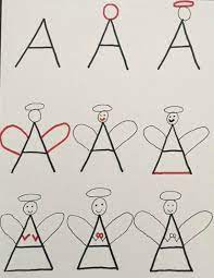 Draw the shape of a horseshoe, with the open side facing up: The Activity Mom Drawing Through The Alphabet Letter A The Activity Mom