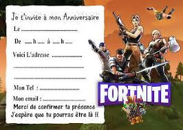 Carte Anniversaire Fortnite Gratuite Carte Invitation Anniversaire Invitation Anniversaire Cartes Invitation Anniversaire Enfant
