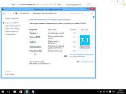 Windows 8 users can measure and rate their computer performance using windows experience index aka wei which was first introduced with windows vista and continued in windows 7 releases. How To Find Your Windows 10 System Performance Rating Youtube
