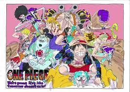 one pieceスタッフ 公式 on twitter 尾田さんから36 37合併巻頭カラー制作過程動画が届いたぞー 今回もアナログ原画に書き起こす前の構想の様子や 色のテストの様子が分かるぞー 一味勢揃い 36 37合併号はまだまだ発売中 次の38号まで少し待って イラスト