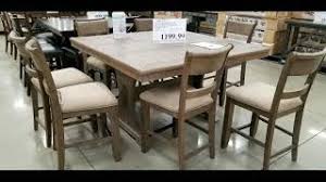 Whether you're refurbishing your dining room, adding seating around the kitchen island, or looking for stylish new barstools for entertaining, costco offers a variety of seating options to fit your every need. Costco Counter Height Dining Tables With 8 Chairs 999 1199 Youtube
