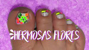 Super catalogo de diseños de uñas para pies, juveniles, bonitas, sencillas, francesas, con flores, mariposas y más para este año 2020. Decoracion De Unas Pies Con Flores Diseno Facil Youtube