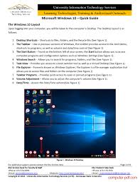 Pdf Microsoft Windows 10 Quick Guide Free Tutorial For Beginners