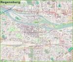 Large detailed map of Regensburg | Detailed map, Map, Regensburg