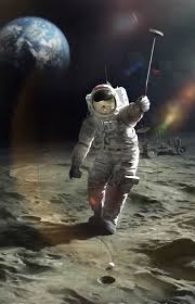 Golf wallpapers, backgrounds, images— best golf desktop wallpaper sort wallpapers by: This Is A Pretty Cool Digital Art Wallpaper It Shows An Astronaut Playing Golf In The Moon Http Www Centrores Golf Course Photography Golf Art Golf Courses