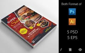 Customize & download best food flyer design templates for photoshop. Food Flyer 157434 Templatemonster