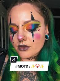 I LOVE CLOWN MAKEUP. 🤡 #motd #altmakeup #clownmakeup #altgirl #clowng...