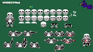 Undertale is about a child who falls into an underworld. Undertale Sans Sprite Sheet By P0ngy On Deviantart