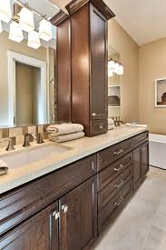 Blue and chocolate brown bathroom ideas. Chocolate Brown Bathroom Vanity Crystal Cabinets