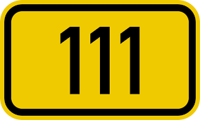 111 (one hundred and eleven) is the natural number following 110 and preceding 112. Bundesstrasse 111 Wikipedia