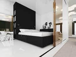 Have fun playing around with different finishes for the hardware: Fascinating Bedroom Design Ideas Using White And Black Color Theme Decor Ideas Roohome
