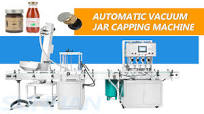 How To Use Automatic Vacuum Sealing Capping Machine For Capping Metal Cover  Glass Jar