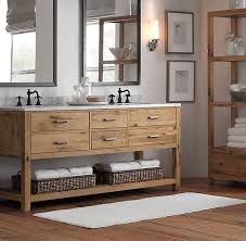 The bathroom is associated with the weekday morning rush, but it doesn't have to be. 34 Rustic Bathroom Vanities And Cabinets For A Cozy Touch Digsdigs