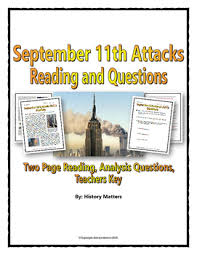 Buzzfeed staff can you beat your friends at this q. September 11 Attacks Reading And Questions With Key 9 11 By History Matters