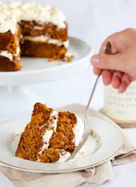 Add the whipping cream in batches, whisking well between each addition. Carrot Cake With Cream Cheese Frosting Curly S Cooking