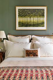 Sage wall in bedroom.bed and bedding according to vastu. 28 Dreamy Green Bedrooms Best Decor Ideas For Green Bedroom