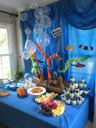 Baby Boy 2nd Birthday Decoration Ideas For Boy Cruz S Baby Shark Birthday Babysharksong Pinkfong Shark Birthday Baby Birthday Party Baby Boy First Birthday